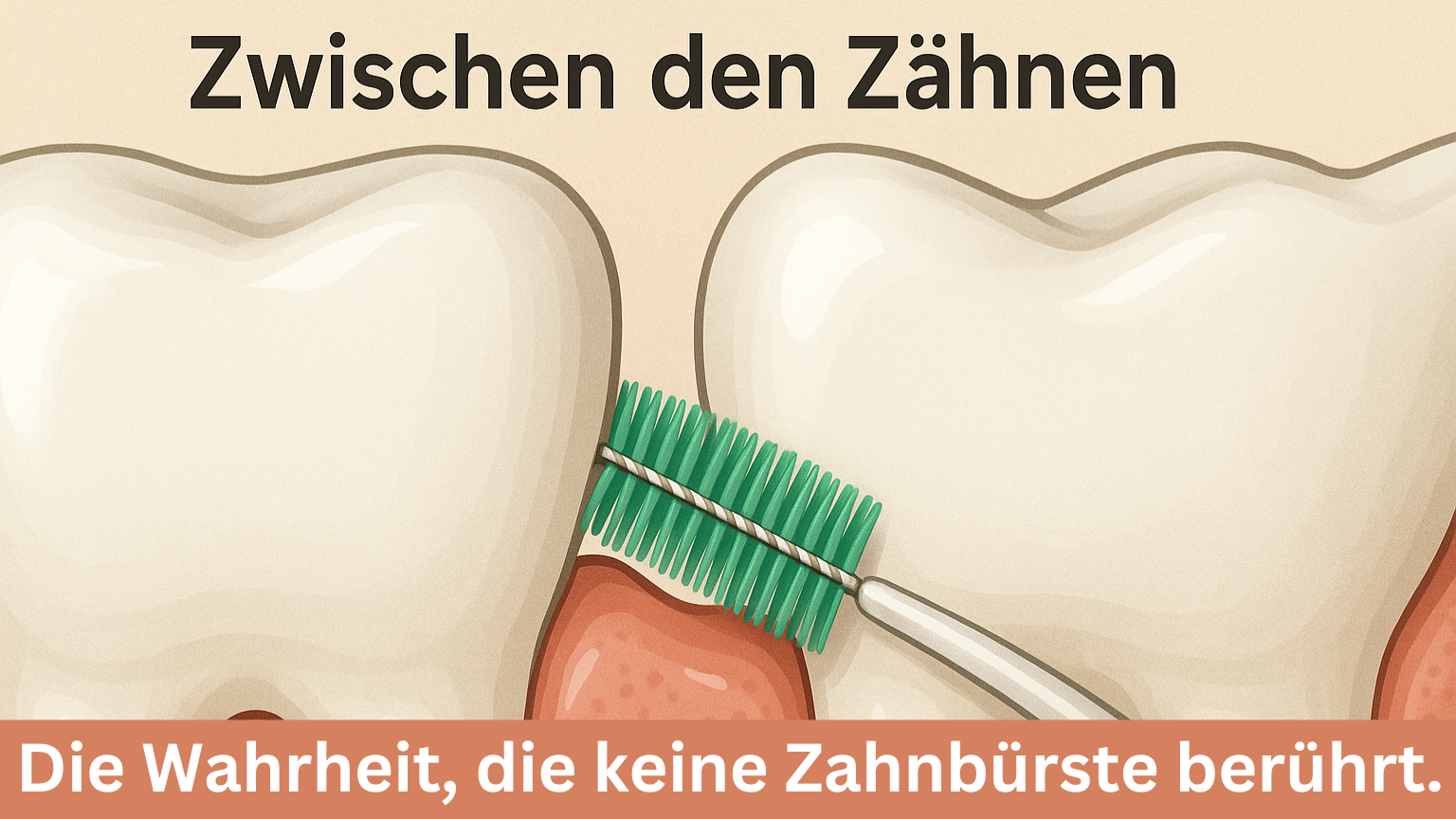 Zwischen den Zähnen