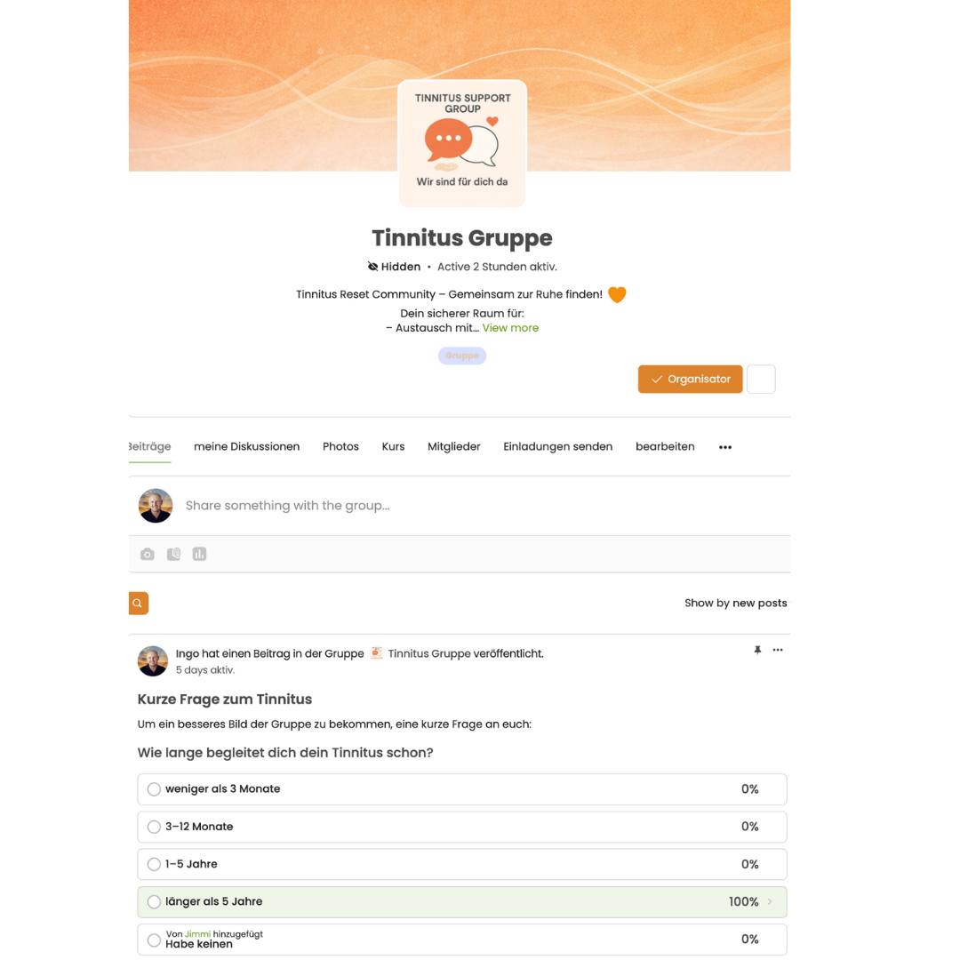 Tinnitus 2-Wochen Praxis-Workshop – Bild 3