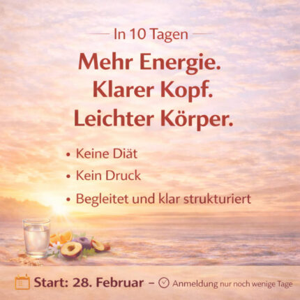 10 Tage Reset für Körper & Kopf
