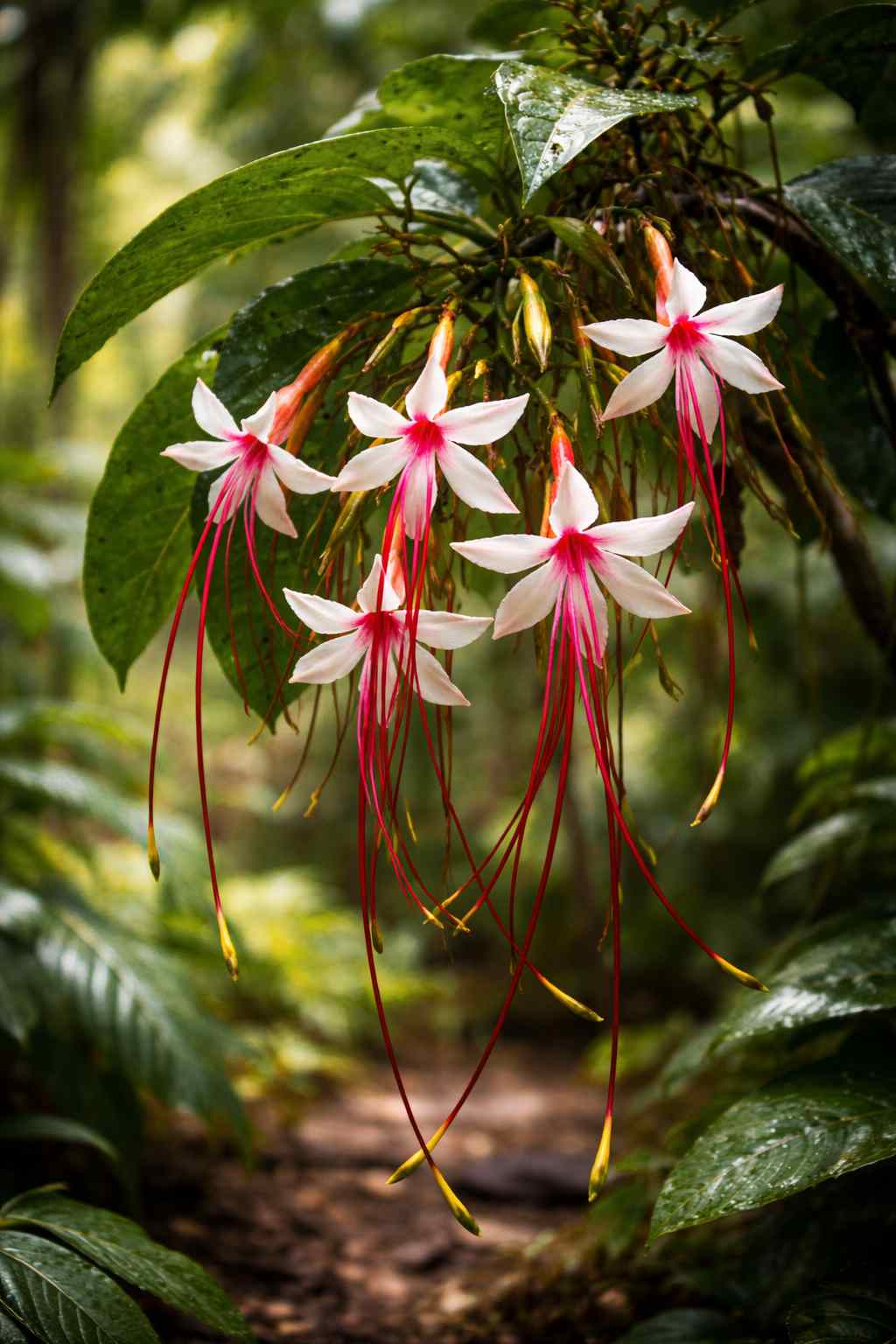 Die Strophantus gratus Pflanze